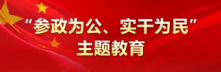 “参政为公、实干为民”主题教育